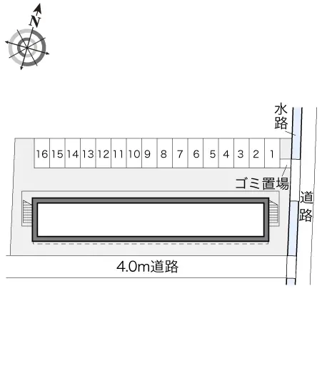 ★手数料０円★広島市安佐南区東原　月極駐車場（LP）